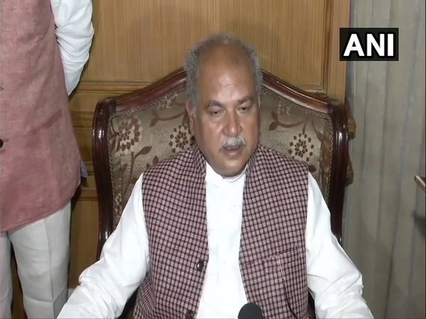 Agriculture Minister Narendra Singh Tomar on Wednesday. (Photo/ANI)