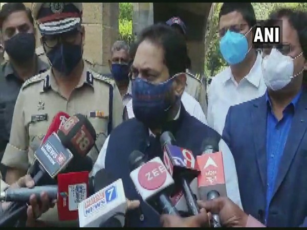Power Minister Nitin Raut speaking to media on Monday. (Photo/ANI)