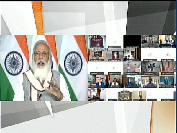 Prime Minister Narendra Modi addressing a webinar on budget implementation of the health sector.