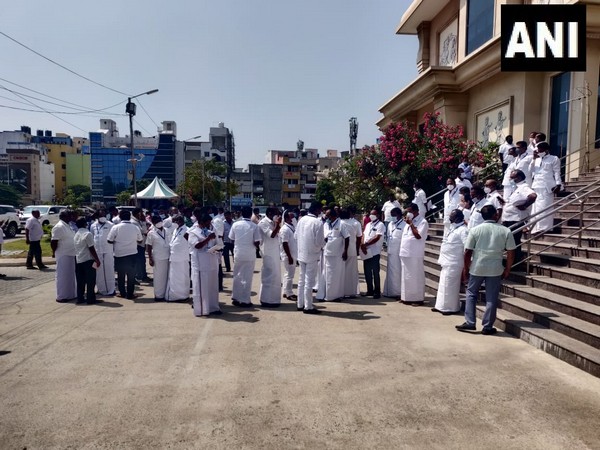DMK, Congress walkout of Tamil Nadu Assembly during interim budget presentation (Photo/ANI)
