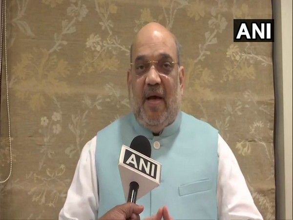 Union Home Minister Amit Shah in conversation with ANI. (Photo/ANI)