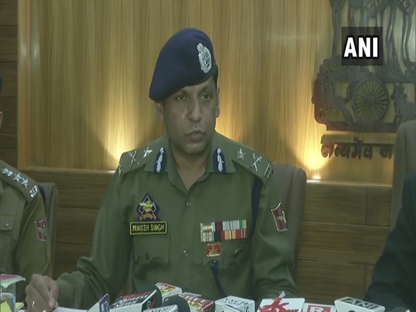 Jammu Inspector General of Police, Mukesh Singh (Photo/ANI)