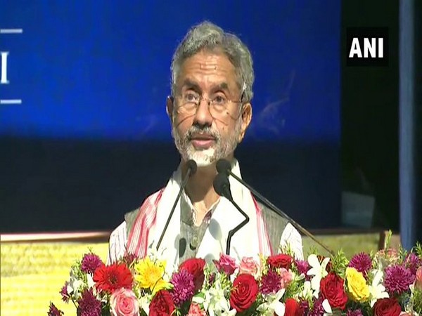 External Affairs Minister (EAM) S Jaishankar in Assam on Monday. (Photo/ANI)