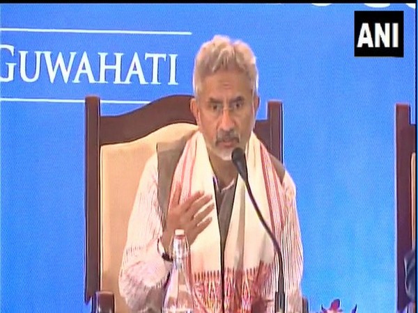 External Affairs Minister (EAM) S Jaishankar speaking at a joint press conference in Assam on Monday.
