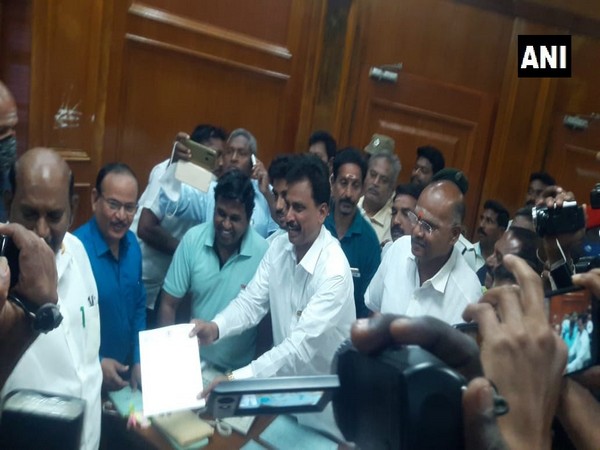 John Kumar submitted his resignation letter to speaker V Sivakolunthu today