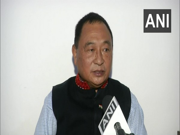 Ninong Ering, Congress MLA from Arunachal Pradesh (Photo/ANI)