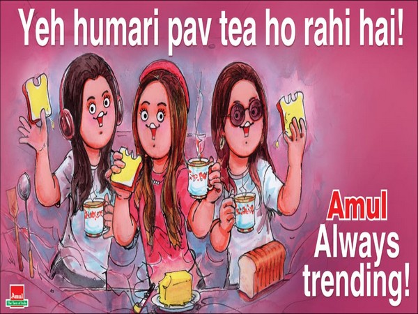 Doodle shared by Amul (Image courtesy: Twitter)