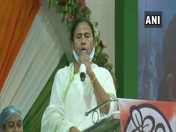 West Bengal CM Mamata Banerjee at Pailan (Photo/ANI)