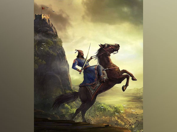 A painting of Chhatrapati Shivaji Maharaj. (Image Courtesy: Twitter)