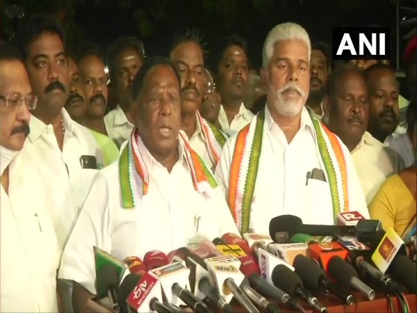 Puducherry Chief Minister V Narayanasamy (Photo/ANI)