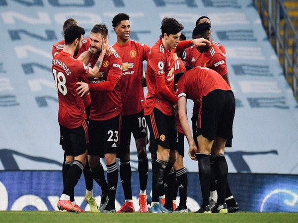 Manchester United win against City (Photo/ Victor Lindelof Twitter)