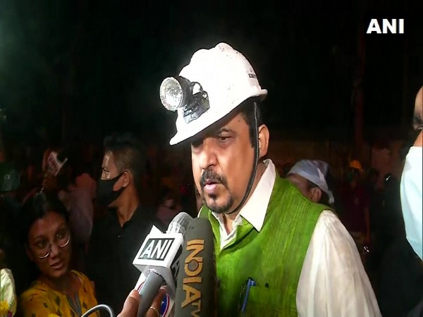 Sujit Bose, a fire official interacting with reporters on Monday. (Photo/ANI)