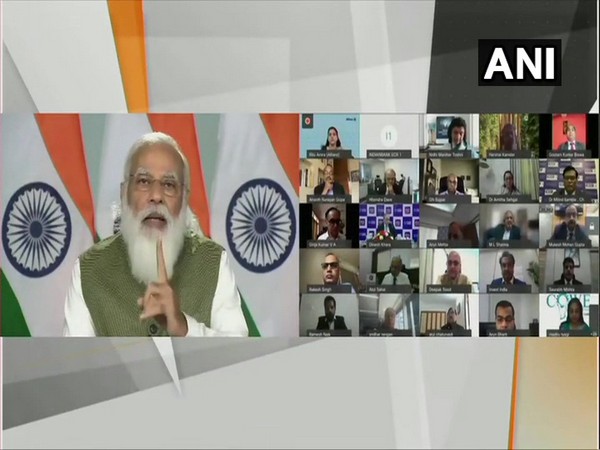 PM Narendra Modi at webinar on the implementation of Budget in the financial services sector (Photo/ANI)