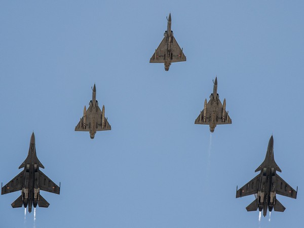 IAF carried out long-range precision strike against a practice target to mark the second anniversary of the Balakot Operations on Saturday. [Photo/ANI]