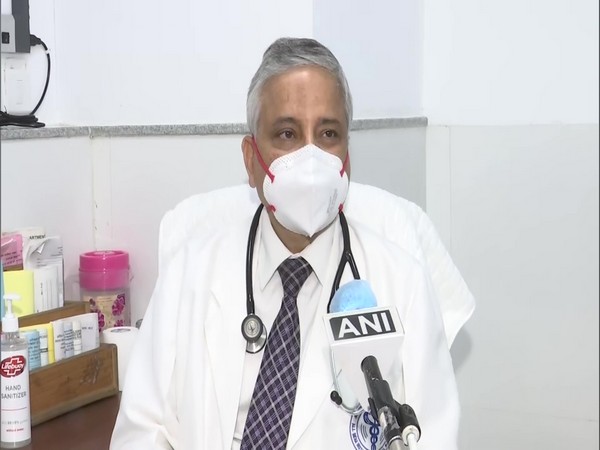 All India Institute of Medical Sciences (AIIMS) Director Dr Randeep Guleria in conversation with ANI. (Photo/ANI)
