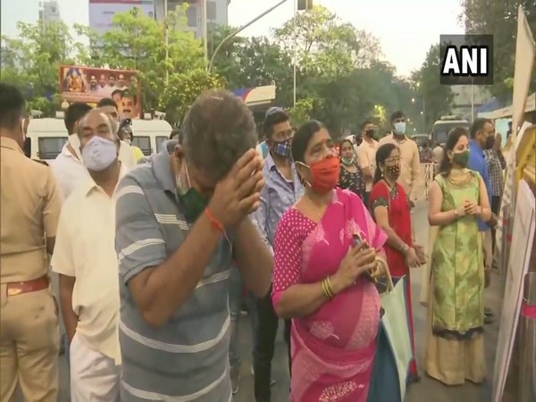 Visual from the Siddhivinayak temple. (Photo/ANI)