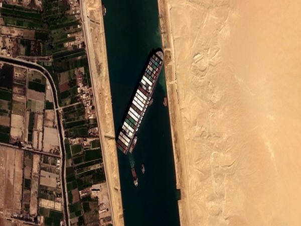 The Ever Given container ship that blocked the Suez Canal