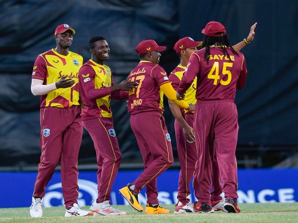 West Indies in action against Sri Lanka (Photo/ Windies Cricket Twitter)