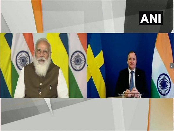 Prime Minister Narendra Modi and Swedish Prime Minister Stefan Lofven