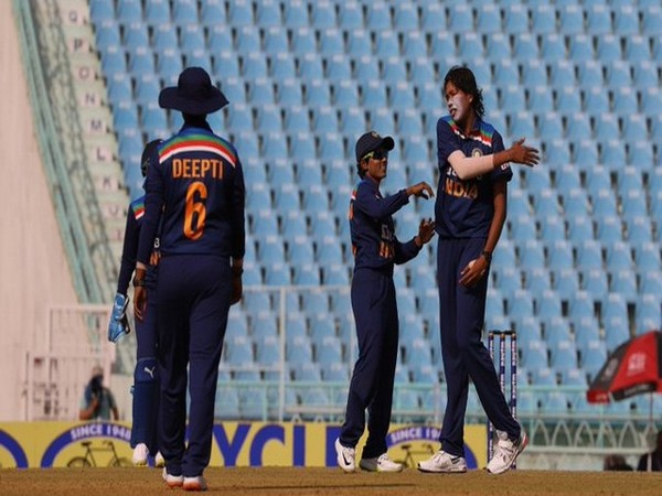 Jhulan Goswami picked two wickets but didn't find much support (Photo/ICC Twitter)