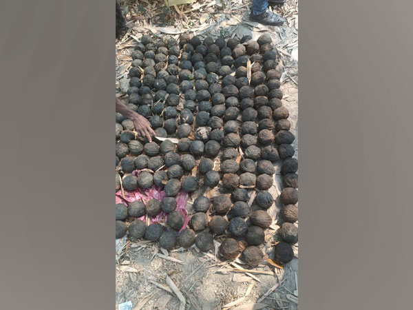 200 crude bombs recovered from poll-bound West Bengal's South 24 Parganas on Tuesday.