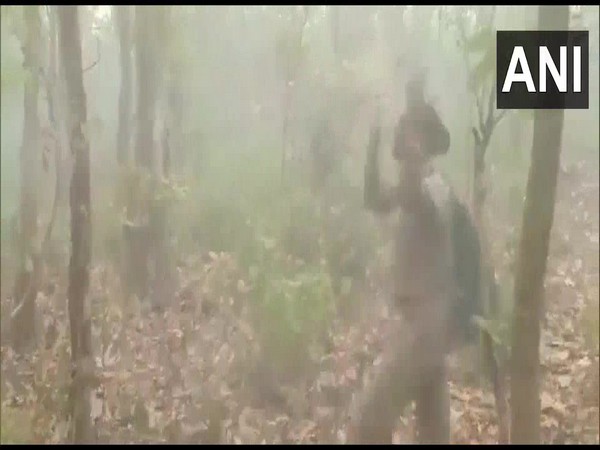 Video of Odisha forest official dancing as it rains in the raging Similpal biosphere reserve goes viral. (Screengrab from viral video)