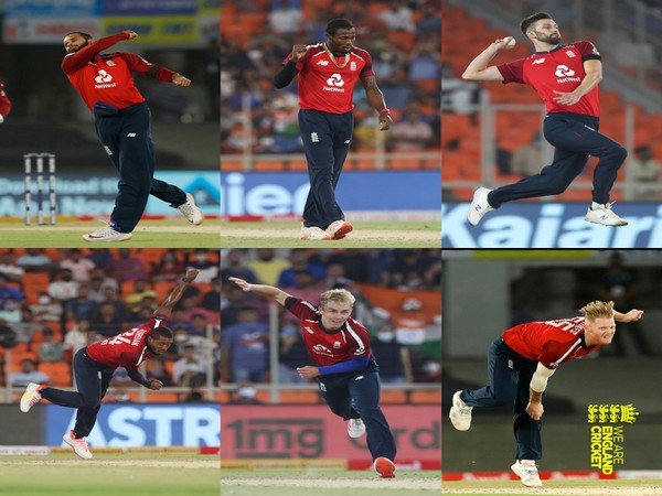 England played four frontline seamers on Friday (Photo/ England Cricket Twitter)
