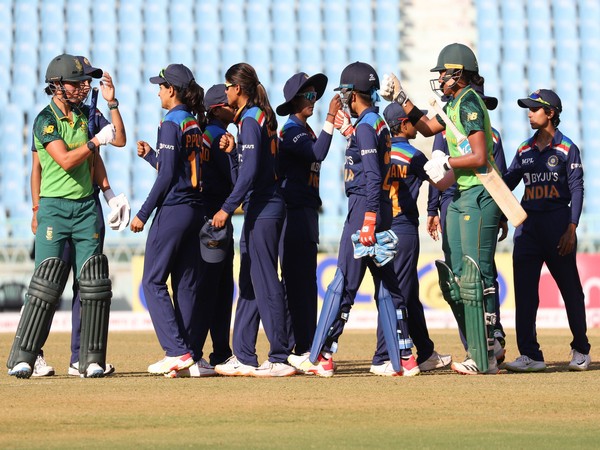 South Africa Women secured a seven-wicket win over India Women in the match. (Photo/ BCCI Women Twitter) 