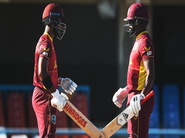West Indies won the third ODI by five wickets against Sri Lanka. (Photo/ ICC Twitter) 