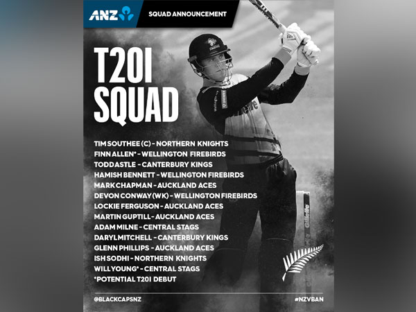 The first T20I between New Zealand and Bangladesh will be played on Sunday. (Photo/ BLACKCAPS Twitter) 