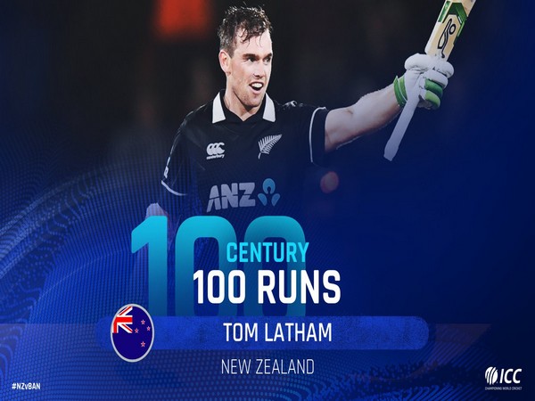 Tom Latham (Photo/ ICC Twitter) 