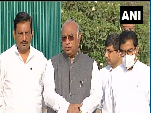 Leader of Opposition Mallikarjun Kharge. (Photo/ANI)