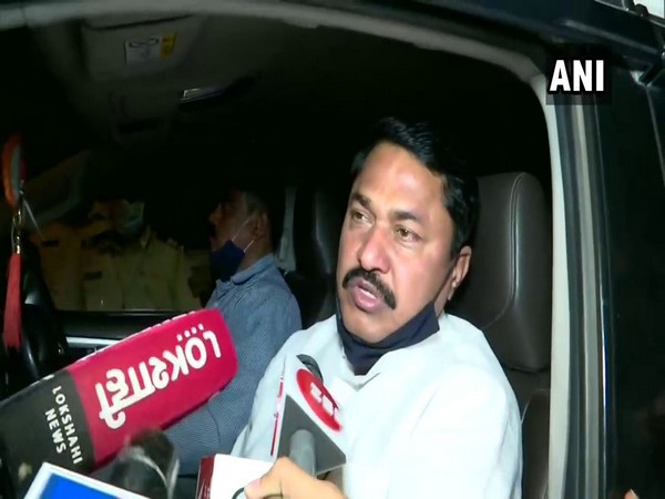 Maharashtra Congress chief Nana Patole speaking to reporters on Wednesday. (Photo/ANI)