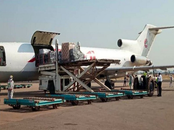 Consignment of COVID-19 Vaccine from India reaches  airport in South Sudan. (Photo Credit: EAM Twitter)