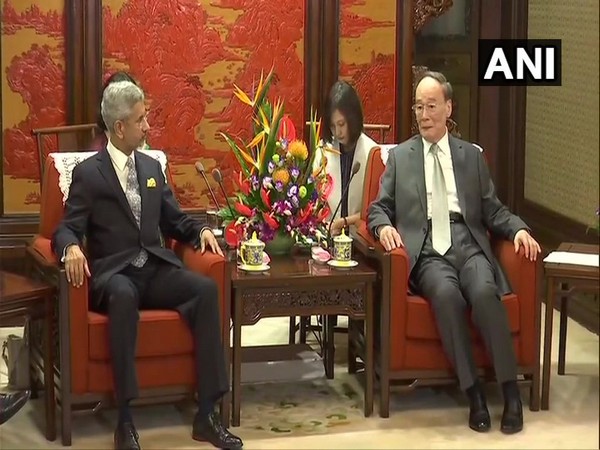 External Affairs Minister, S Jaishankar met Vice President of China, Wang Qishan, in Beijing today
