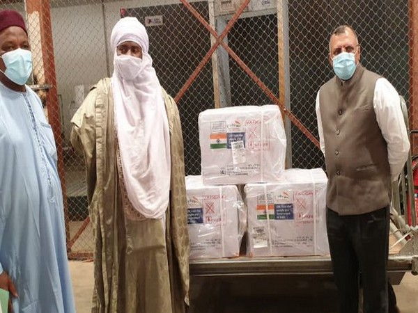 Made in India COVID-19 vaccines reach Niger (Photo Credit: Twitter/ S Jaishankar)