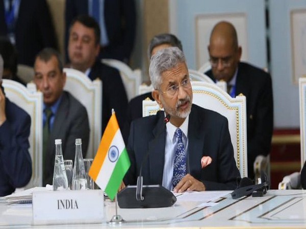 External Affairs Minister S Jaishankar at Heart of Asia conference in Tajikistan. (Photo: S Jaishankar/Twitter)