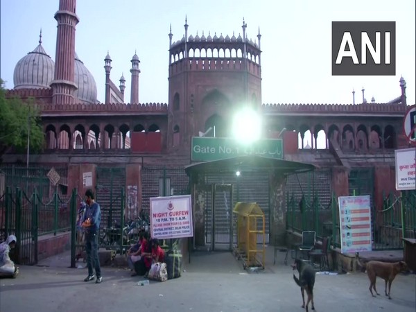 Visual from Delhi's Jama Masjid on Wednesday. (Photo/ANI)