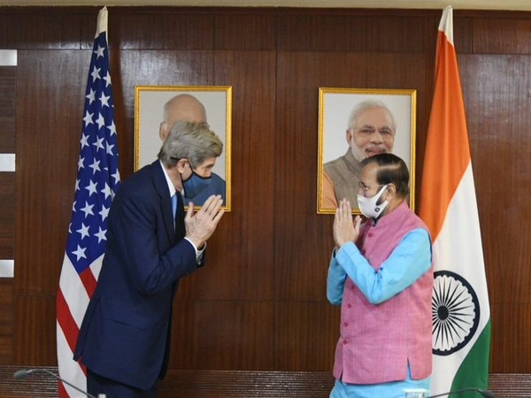 Prakash Javadekar, Union Minister for Environment, Forest and Climate Change, meet John Kerry, US special presidential envoy for Climate.