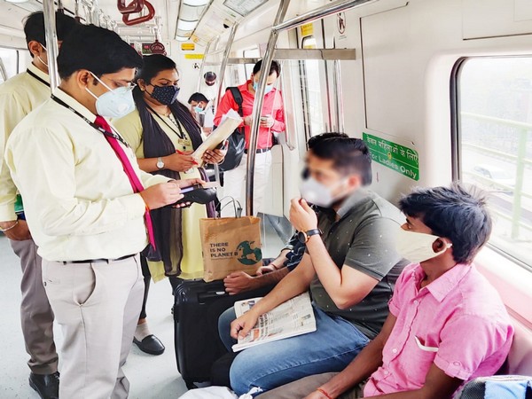 Visuals from the Delhi Metro (Pic Credit: DMRC Twitter handle)