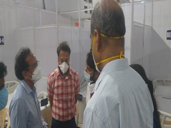 Visuals from BKC COVID-19 Vaccination centre  (Photo/ANI)
