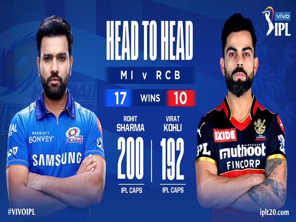 RCB play MI in the season opener in Chennai (Photo/ IPL Twitter) 