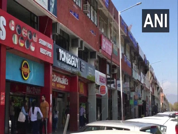 A deserted look of a street in Chandigarh. (Photo/ANI)