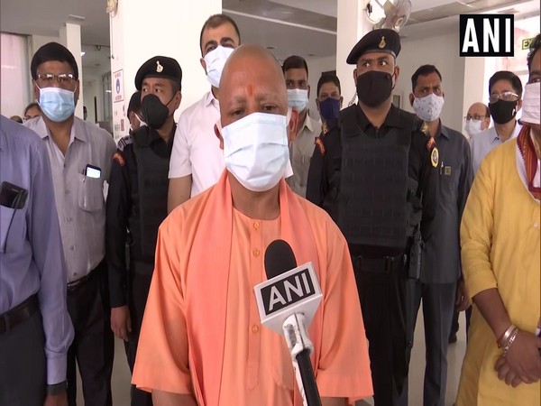 Uttar Pradesh Chief Minister Yogi Adityanath speaking to ANI in Lucknow on Sunday. [Photo/ANI]