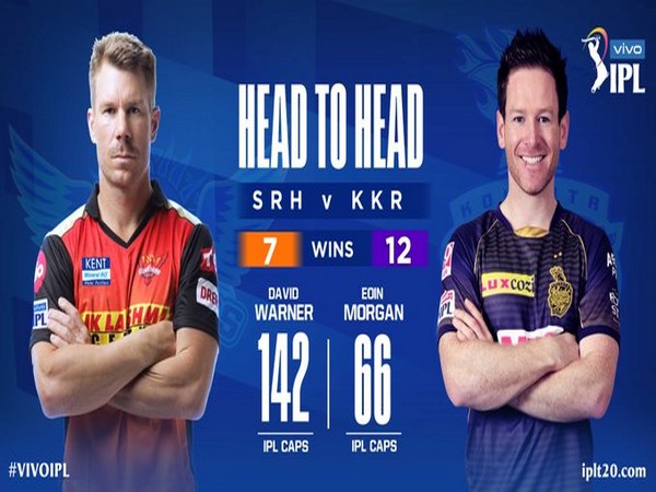 SRH skipper David Warner and KKR skipper Eoin Morgan (Photo/ iplt20.com)