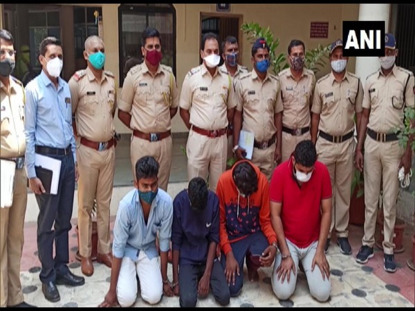 The four arrested persons in Pune. (Photo/ANI)