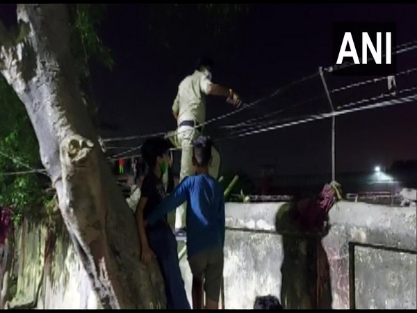 Police investigating the attempted escape at the site. (Photo/ANI)