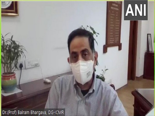 ICMR DG Dr Balram Bhargava speaking to ANI on Monday. (Photo/ANI)