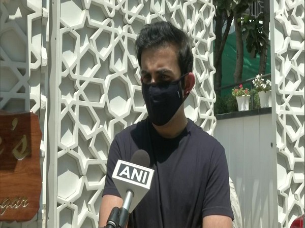 BJP MP Gautam Gambhir speaking with ANI on Thursday (Photo/ANI)