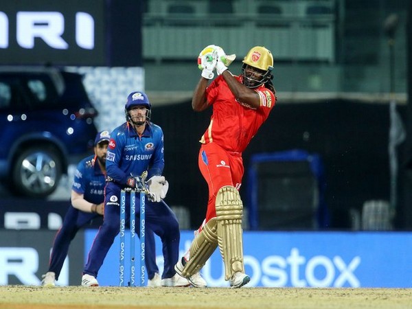 Punjab Kings' batsman Chris Gayle (Photo/ IPL Twitter)